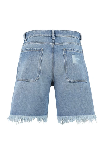 Shop Fendi Denim Shorts