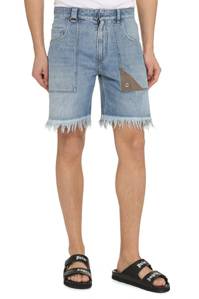 Shop Fendi Denim Shorts