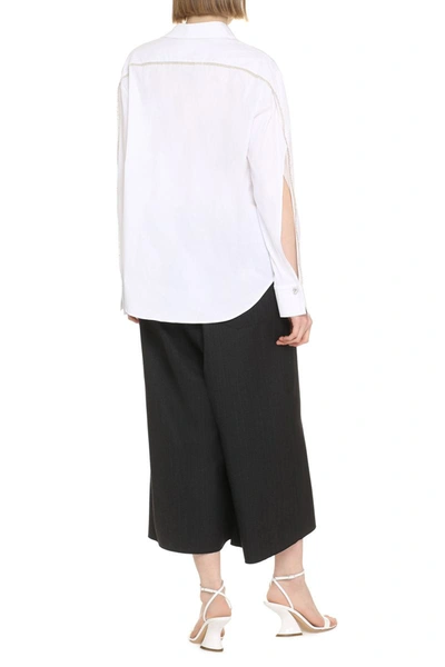 Genny White Regular Solid Shirt In White