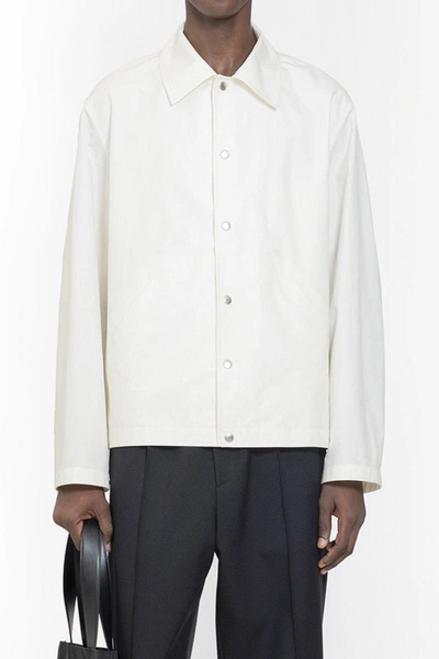 Shop Jil Sander Overshirt Jackets In White