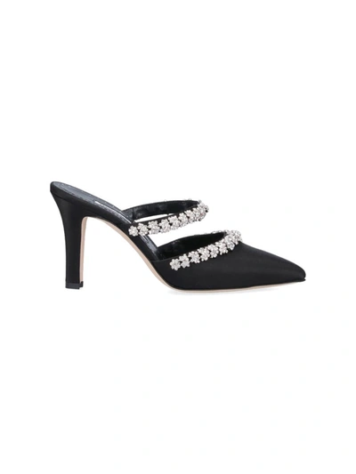 Shop Manolo Blahnik With Heel In Black