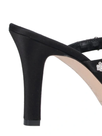 Manolo Blahnik Black Vedadamu Heels In Black