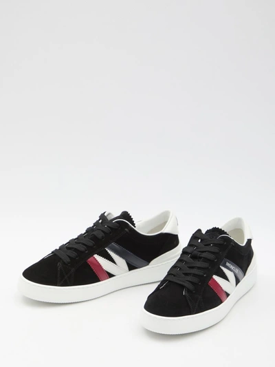 Shop Moncler Monaco M Sneakers In Black