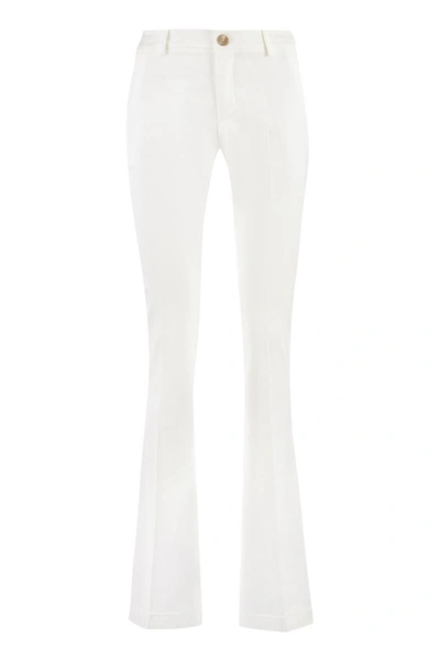 Shop Pt01 Elsa Viscose Trousers In White