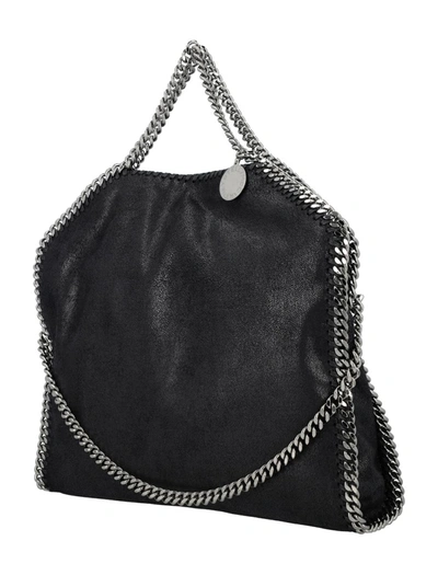 Shop Stella Mccartney 3 Chain Falabella Tote Bag In Black