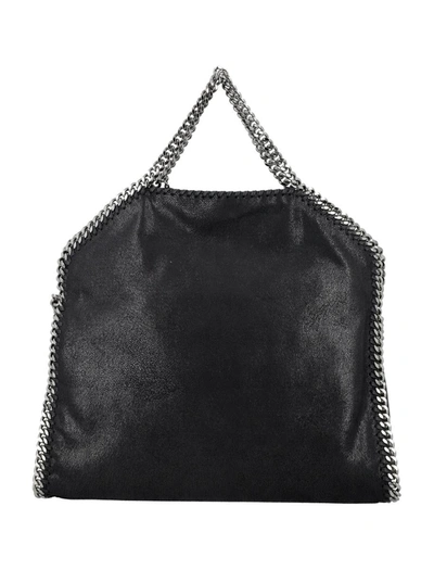 Shop Stella Mccartney 3 Chain Falabella Tote Bag In Black