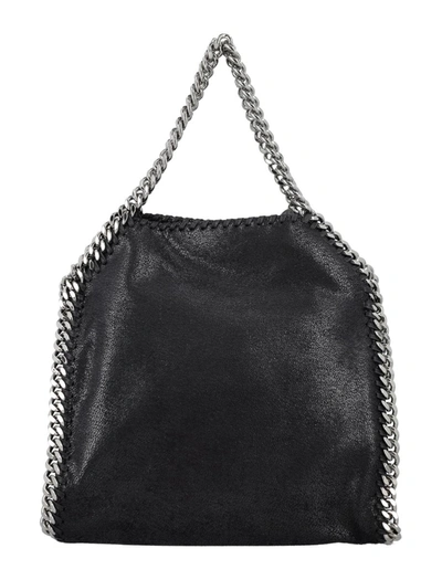 Shop Stella Mccartney Falabella Mini Tote Bag In Black