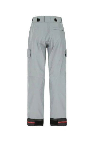 Shop Prada Woman Grey Gore-texâ® Snowboard Pant In Gray