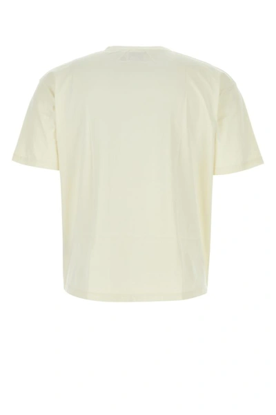 Shop Rhude Man Sand Cotton Lago T-shirt In Brown