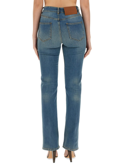 Shop Victoria Beckham Jeans Julia In Light Blue