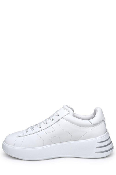 Shop Hogan Rebel Low-top Sneakers In White