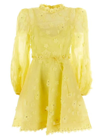 Shop Zimmermann Casual Dress In Yellow