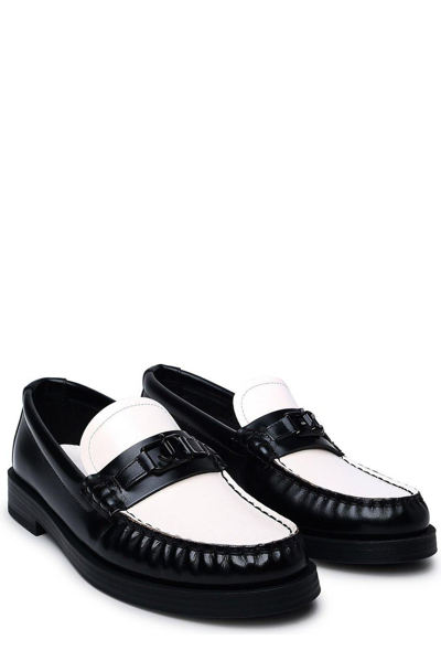Shop Jimmy Choo Addie Colour-block Loafers