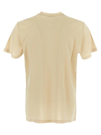 Shop Tom Ford Crewneck T-shirt In Champagne