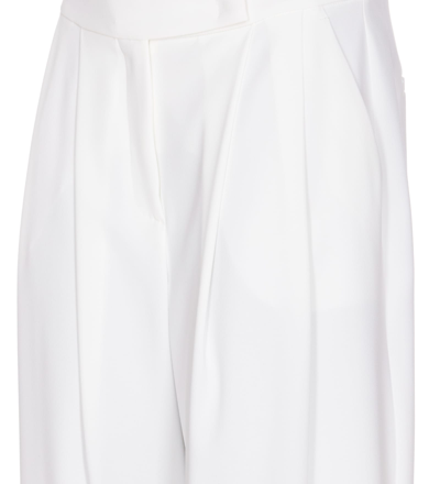 Shop Pinko Wrap Classic Trousers In White