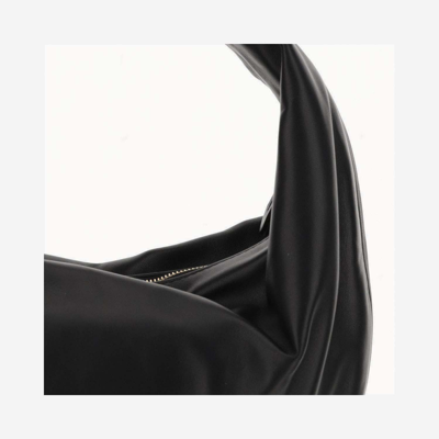 Shop Khaite Olivia Medium Shoulder Bag In Black