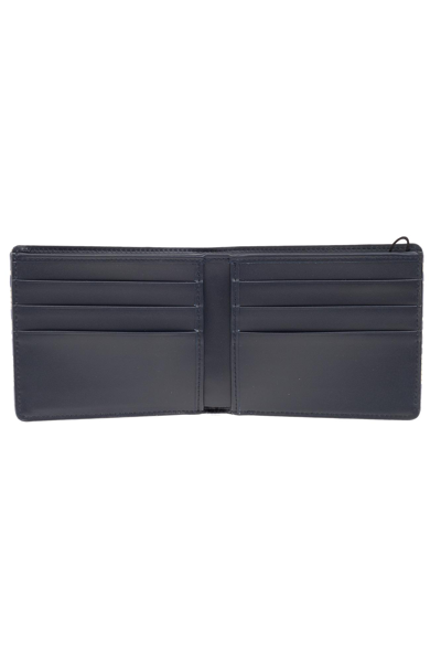 Shop Dolce & Gabbana Folding Wallet In Blue/neutrals