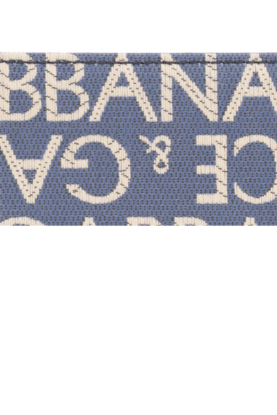 Shop Dolce & Gabbana Folding Wallet In Blue/neutrals