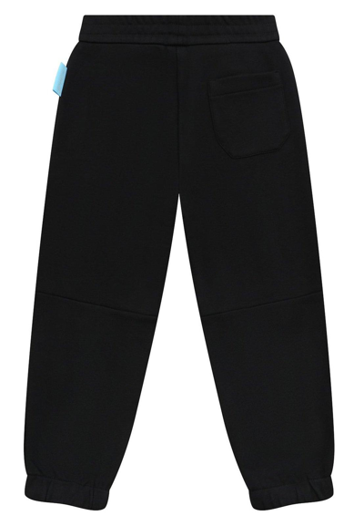 Shop Emporio Armani X Smurfs Elasticated Waistband Track Pants In Blu Navy