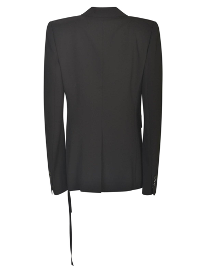 Ann Demeulemeester Rachele Tailored Jacket In Nero