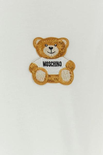 Shop Moschino Bear T-shirt In 0001
