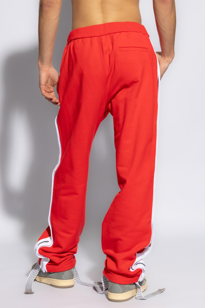 Shop Dsquared2 Sweatpants With Logo In Rosso