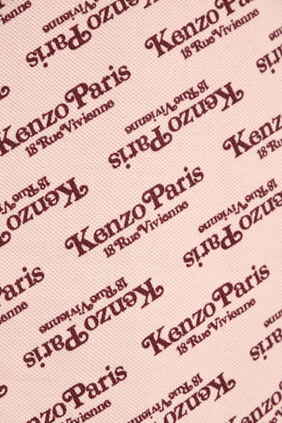 Shop Kenzo By Verdy Monogram Mini Polo Dress In Rose Clair