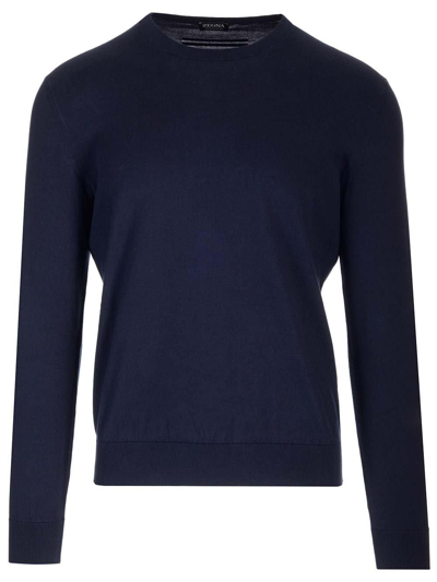 Zegna Wool & Cashmere Crewneck Sweater