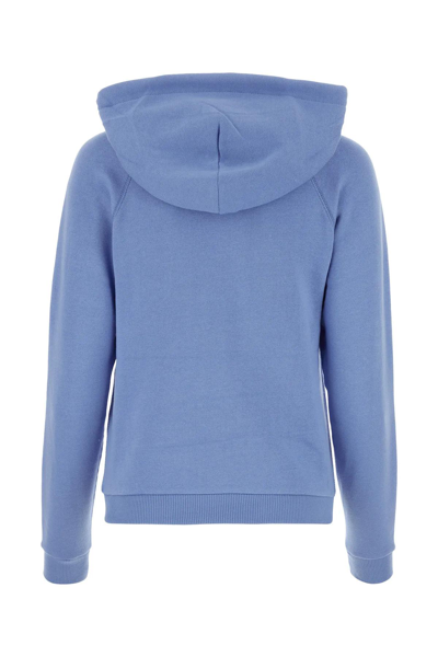 Shop Polo Ralph Lauren Cerulean Blue Cotton Blend Sweatshirt In Summer Blue