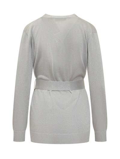 Missoni Metallic-threading Belted Cardigan
