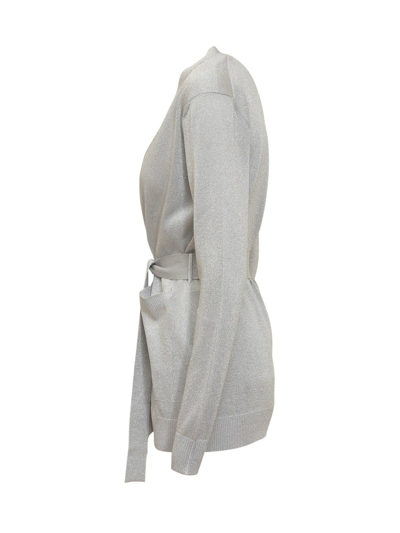 Missoni Metallic-threading Belted Cardigan