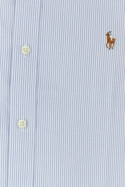 Shop Polo Ralph Lauren Embroidered Oxford Shirt  In White/blu