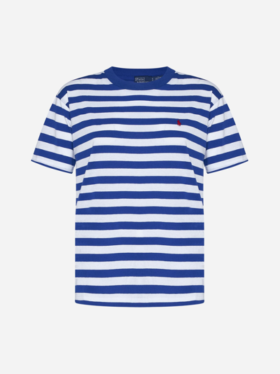 Shop Polo Ralph Lauren Striped Cotton T-shirt