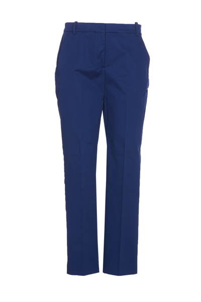 Shop Pinko Cigarette-fit Pants  In Blue