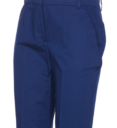 Shop Pinko Cigarette-fit Pants  In Blue