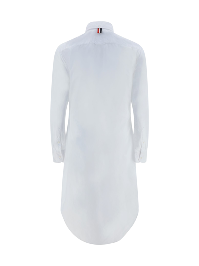 Shop Thom Browne Chemisier Dress In White