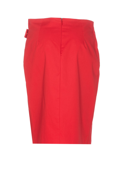 Shop Pinko Eurito Skirt In Red