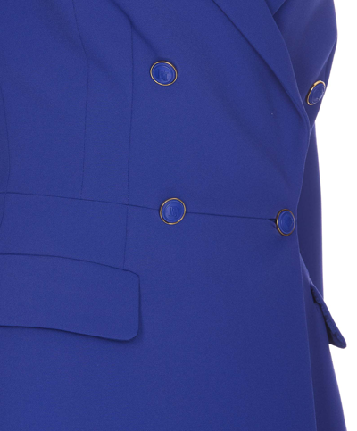 Shop Elisabetta Franchi Jacket In Blue