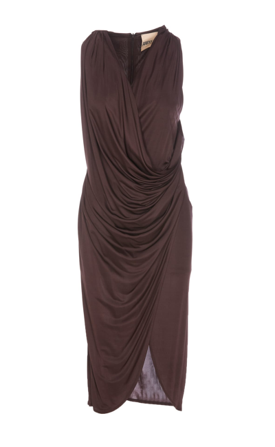 Shop Aniye By Wrap Olly Dress In Brown