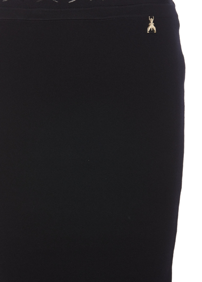 Shop Patrizia Pepe Midi Skirt In Black