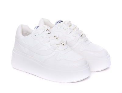 Shop Ash Match Sneakers In White