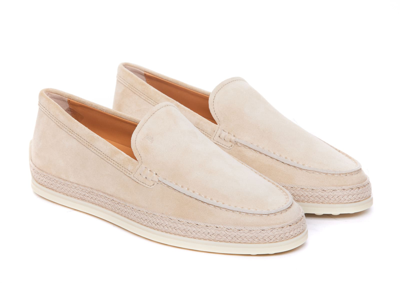 Shop Tod's Loafers In Beige