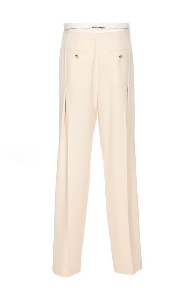 Shop Patrizia Pepe Pants In White