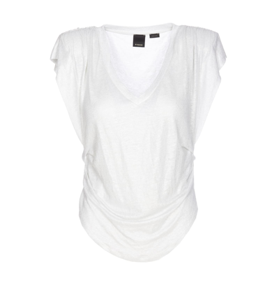 Shop Pinko Mani T-shirt In White