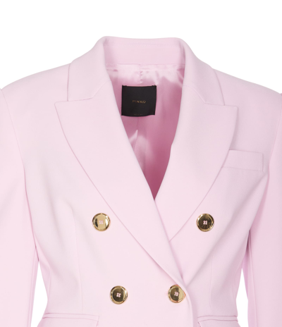 Shop Pinko Granato Blazer In Pink