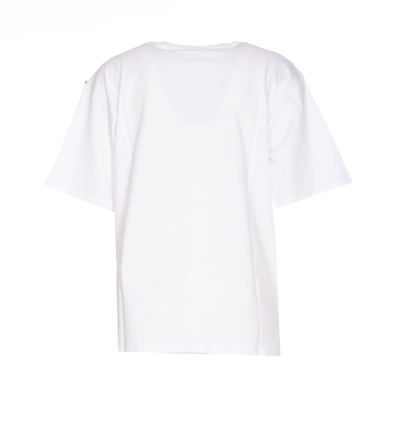 Shop Sportmax Clarion T-shirt In White