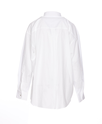 Shop Stella Mccartney Cornelli Oversize Skirt In White