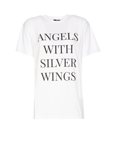 Shop Elisabetta Franchi Printed T-shirt In White