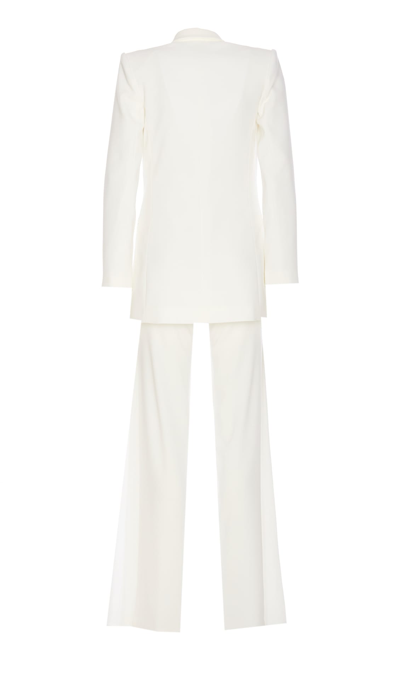 Shop Elisabetta Franchi Tailleur Suit In White