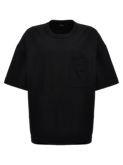 Shop Lemaire Pocket T-shirt In Black